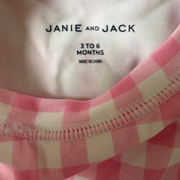 Janie and Jack 3-6M peplum bathing suit set - Picture 2 of 3